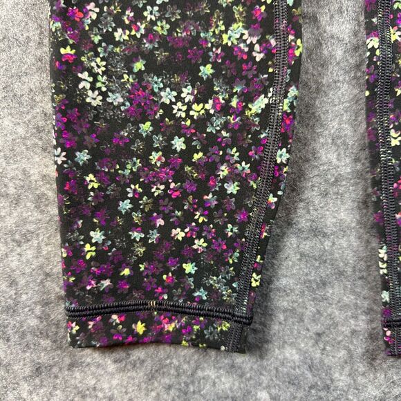 Lululemon Wunder Under HR Tight 25" FLRM Floral Black Size 2 - Picture 3 of 9